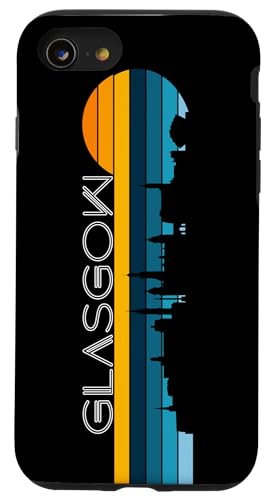 Skyline von Glasgow Hülle für iPhone SE (2020) / 7 / 8 von Irreverent Tees