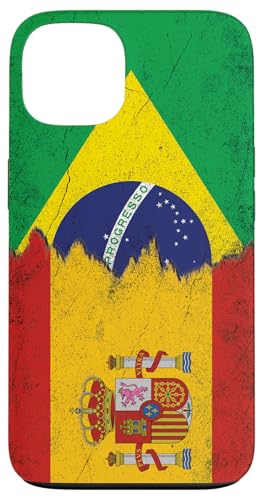 Spanien & Brasilien Flaggen - Spanisch Brasilien Hülle für iPhone 13 von Irreverent Tees