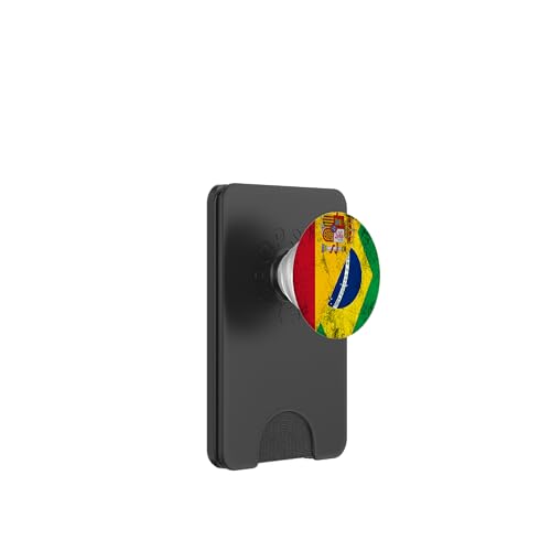 Spanien & Brasilien Flaggen - Spanisch Brasilien PopSockets PopWallet für MagSafe von Irreverent Tees