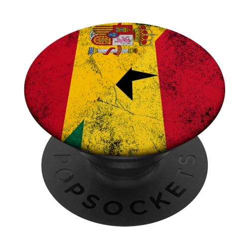 Spanien & Ghana Flaggen - Spanisch Ghanaisch PopSockets Klebender PopGrip Spanien & Ghana Flaggen - Spanisch Ghanaisch PopSockets Klebender PopGrip von Irreverent Tees