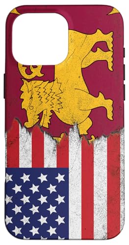 USA & Sri Lanka Flags - United States of America, Sri Lanka Hülle für iPhone 16 Pro Max USA & Sri Lanka Flags - United States of America, Sri Lanka Hülle für iPhone 16 Pro Max von Irreverent Tees