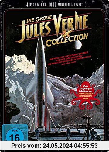 Die grosse Jules Verne Collection 20.000 Meilen unter dem Meer - 12 Filme auf 4 DVDs - Steelbox von Irving Pichel
