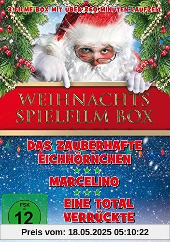 Weihnachten Spielfilm Box ( Inhalt: Das zauberhafte Eichhörnchen - Marcelino - Eine total verrückte Bescherung ) von Irving Pichel