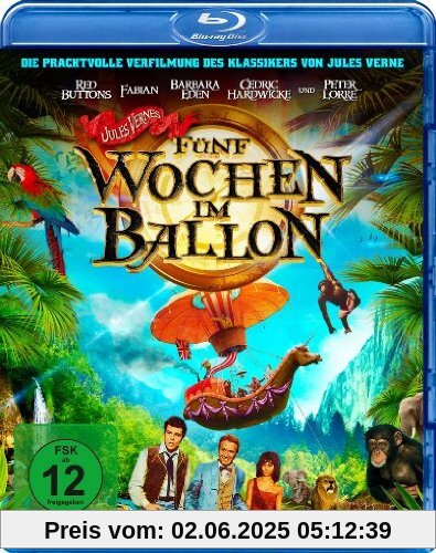 Fünf Wochen im Ballon [Blu-ray] von Irwin Allen