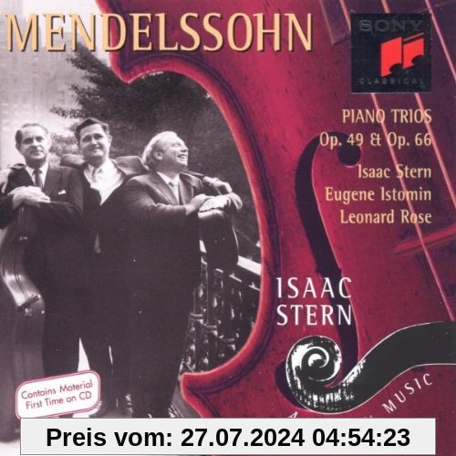 A Life In Music Vol. 20 (Klaviertrios von Mendelssohn-Bartholdy) von Isaac Stern