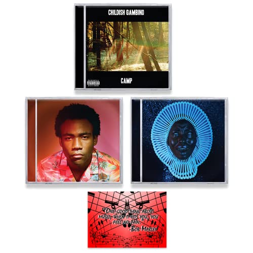 Childish Gambino 3 Studio CD Albums: Camp / Because The Internet / Awaken My Love / + Including Bonus Art Card von Island