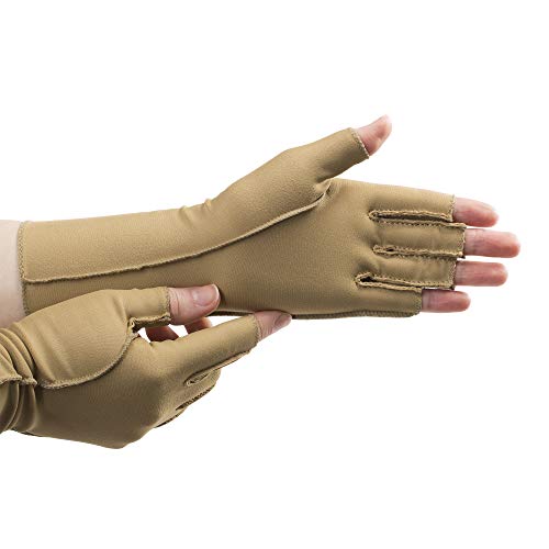 Totes Isotoner Therapeutic Open-Finger Gloves Size: Medium by Totes von Isotoner