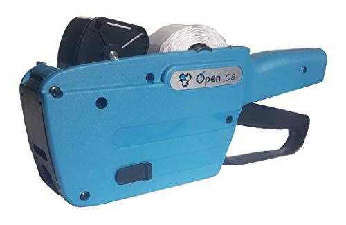 Preisauszeichner Open C6 Farbe Blau - 6 Zeichen für 1 Drucklinie von Ispa Rotoli