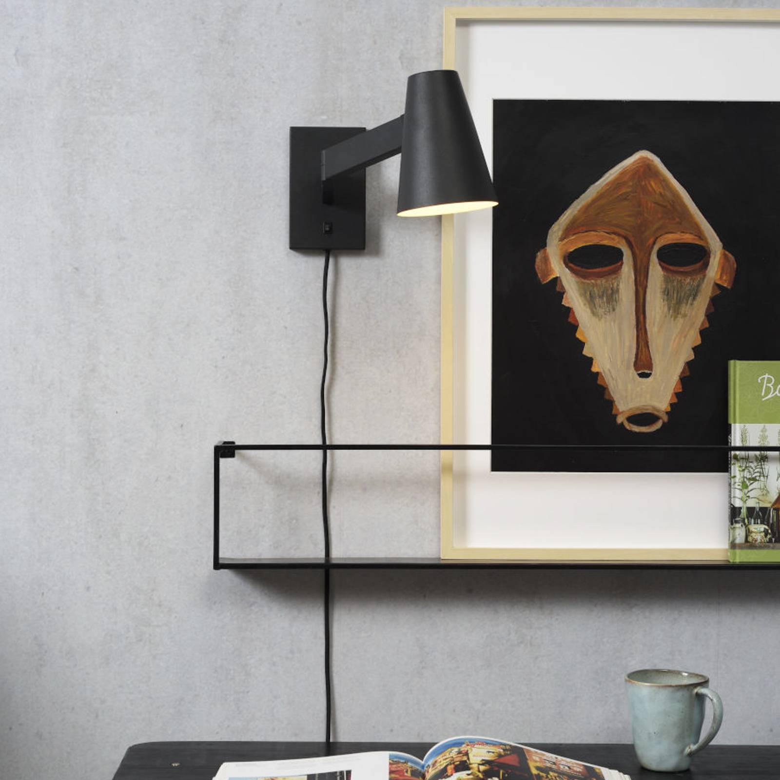 IT'S ABOUT ROMI Biarritz Wandlampe, 40cm, schwarz IT'S ABOUT ROMI Biarritz Wandlampe, 40cm, schwarz von It's About Romi