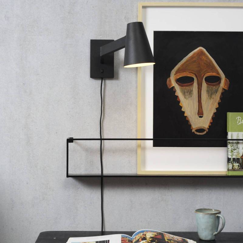 IT'S ABOUT ROMI Biarritz Wandlampe, 40cm, schwarz von It's About Romi