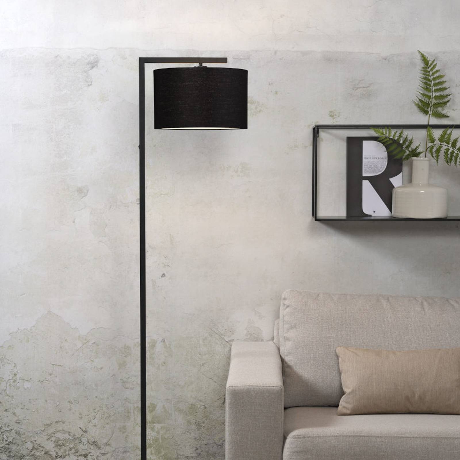 IT'S ABOUT ROMI Stehlampe Boston, Ø 32 cm, schwarz, Textil IT'S ABOUT ROMI Stehlampe Boston, Ø 32 cm, schwarz, Textil von IT´S ABOUT ROMI