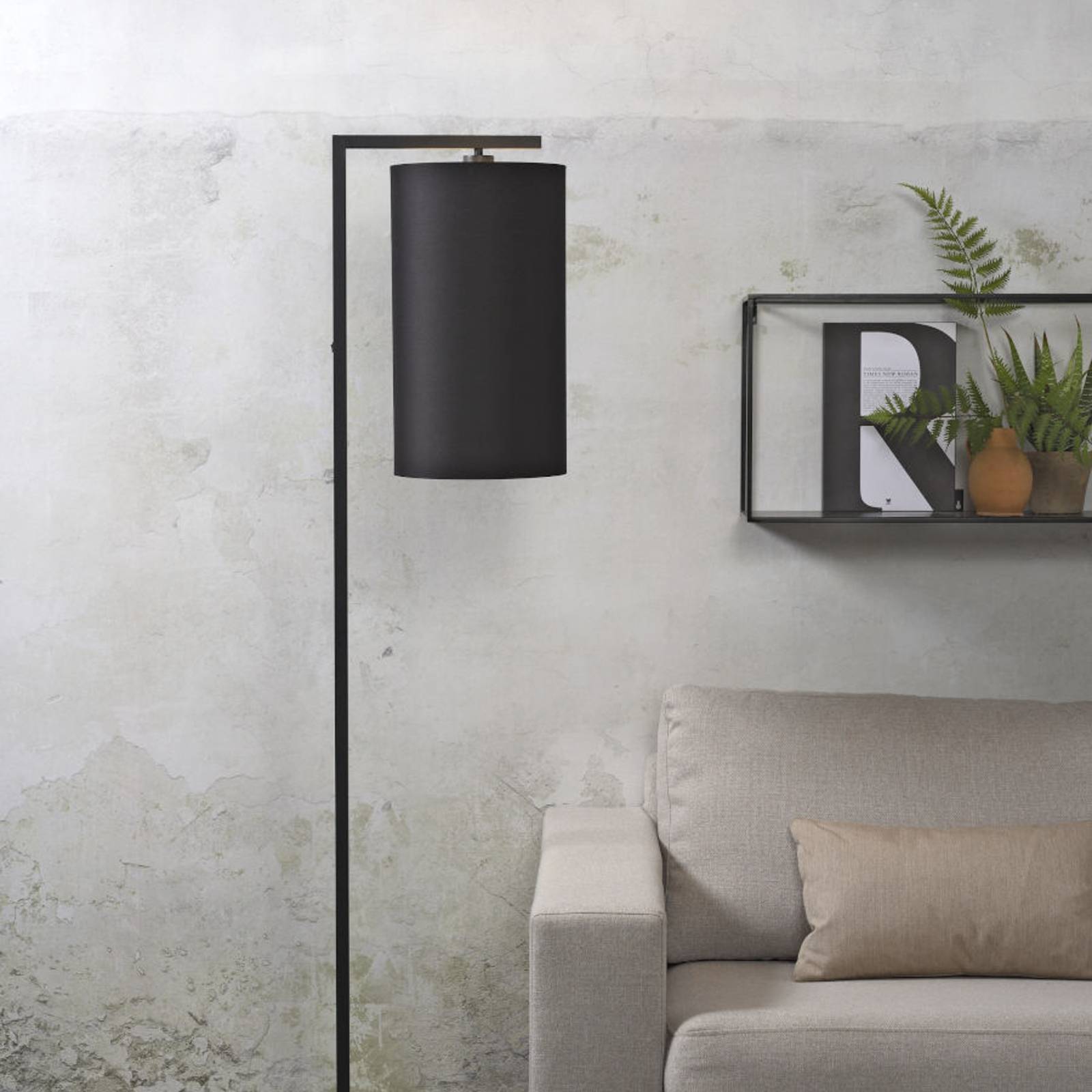 IT'S ABOUT ROMI Stehlampe Boston, Ø 25 cm, schwarz, Textil IT'S ABOUT ROMI Stehlampe Boston, Ø 25 cm, schwarz, Textil von IT´S ABOUT ROMI