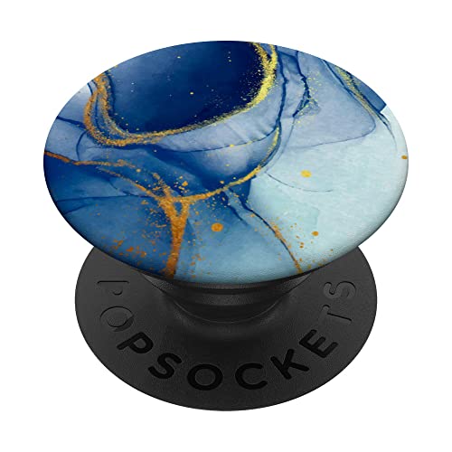 Blau mit gold PopSockets mit austauschbarem PopGrip Blau mit gold PopSockets mit austauschbarem PopGrip von It's Art