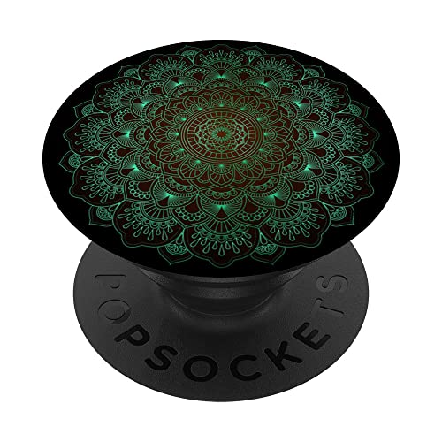 Mandala in grün PopSockets mit austauschbarem PopGrip Mandala in grün PopSockets mit austauschbarem PopGrip von It's Art