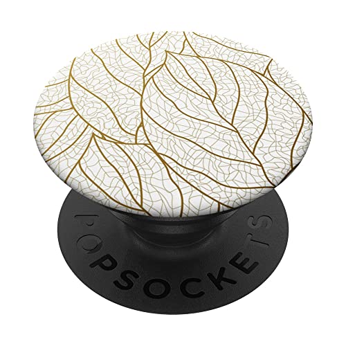 goldenes Blatt minimal PopSockets mit austauschbarem PopGrip goldenes Blatt minimal PopSockets mit austauschbarem PopGrip von It's Art
