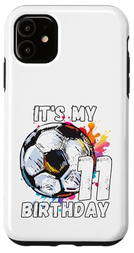 Kinder Awesome Soccer 11. Geburtstag Fußball Geburtstag Party Hülle für iPhone 11 Kinder Awesome Soccer 11. Geburtstag Fußball Geburtstag Party Hülle für iPhone 11 von It's My Birthday Soccer Party Gifts & Apparel