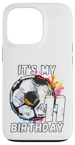 Kinder Awesome Soccer 11. Geburtstag Fußball Geburtstag Party Hülle für iPhone 13 Pro Kinder Awesome Soccer 11. Geburtstag Fußball Geburtstag Party Hülle für iPhone 13 Pro von It's My Birthday Soccer Party Gifts & Apparel