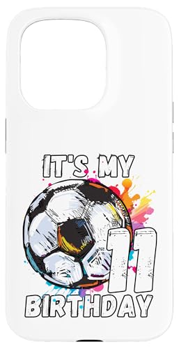 Kinder Awesome Soccer 11. Geburtstag Fußball Geburtstag Party Hülle für iPhone 15 Pro Kinder Awesome Soccer 11. Geburtstag Fußball Geburtstag Party Hülle für iPhone 15 Pro von It's My Birthday Soccer Party Gifts & Apparel