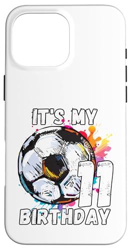 Kinder Awesome Soccer 11. Geburtstag Fußball Geburtstag Party Hülle für iPhone 16 Pro Max Kinder Awesome Soccer 11. Geburtstag Fußball Geburtstag Party Hülle für iPhone 16 Pro Max von It's My Birthday Soccer Party Gifts & Apparel