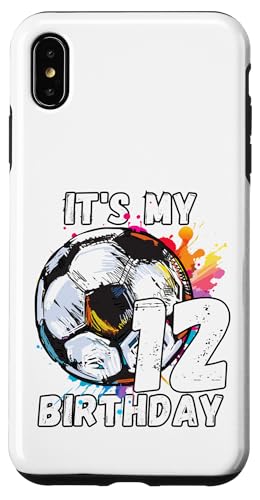 Kinder Awesome Soccer 12. Geburtstag Fußball Geburtstag Party Hülle für iPhone XS Max Kinder Awesome Soccer 12. Geburtstag Fußball Geburtstag Party Hülle für iPhone XS Max von It's My Birthday Soccer Party Gifts & Apparel