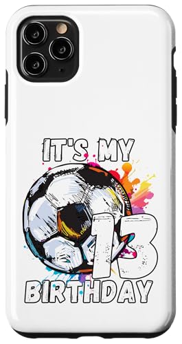 Kinder Awesome Soccer 13. Geburtstag Fußball Geburtstag Party Hülle für iPhone 11 Pro Max Kinder Awesome Soccer 13. Geburtstag Fußball Geburtstag Party Hülle für iPhone 11 Pro Max von It's My Birthday Soccer Party Gifts & Apparel