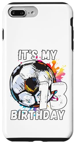 Kinder Awesome Soccer 13. Geburtstag Fußball Geburtstag Party Hülle für iPhone 7 Plus/8 Plus Kinder Awesome Soccer 13. Geburtstag Fußball Geburtstag Party Hülle für iPhone 7 Plus/8 Plus von It's My Birthday Soccer Party Gifts & Apparel