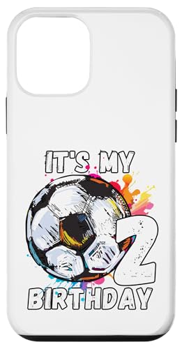 Kinder Awesome Soccer 2. Geburtstag Fußball Geburtstag Party Hülle für iPhone 12 mini Kinder Awesome Soccer 2. Geburtstag Fußball Geburtstag Party Hülle für iPhone 12 mini von It's My Birthday Soccer Party Gifts & Apparel