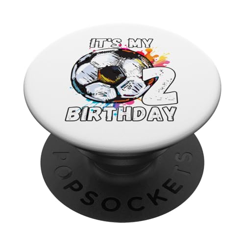 Kinder Awesome Soccer 2. Geburtstag Fußball Geburtstag Party PopSockets Klebender PopGrip Kinder Awesome Soccer 2. Geburtstag Fußball Geburtstag Party PopSockets Klebender PopGrip von It's My Birthday Soccer Party Gifts & Apparel