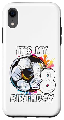 Kinder Awesome Soccer 8. Geburtstag Fußball Geburtstag Party Hülle für iPhone XR Kinder Awesome Soccer 8. Geburtstag Fußball Geburtstag Party Hülle für iPhone XR von It's My Birthday Soccer Party Gifts & Apparel