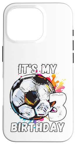 Kinder-Fußball-Geburtstagsparty zum 3. Geburtstag Hülle für iPhone 16 Pro Kinder-Fußball-Geburtstagsparty zum 3. Geburtstag Hülle für iPhone 16 Pro von It's My Birthday Soccer Party Gifts & Apparel