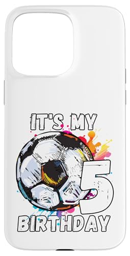 Kinder-Fußball-Geburtstagsparty zum 5. Geburtstag Hülle für iPhone 15 Pro Max Kinder-Fußball-Geburtstagsparty zum 5. Geburtstag Hülle für iPhone 15 Pro Max von It's My Birthday Soccer Party Gifts & Apparel