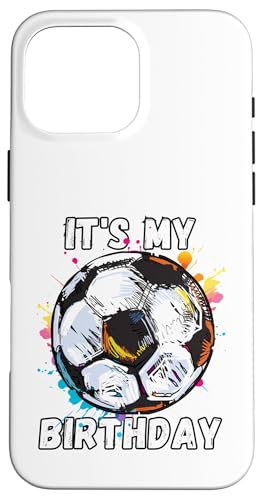 Kinder-Fußball-Geburtstagsparty zum 5. Geburtstag Hülle für iPhone 16 Pro Max Kinder-Fußball-Geburtstagsparty zum 5. Geburtstag Hülle für iPhone 16 Pro Max von It's My Birthday Soccer Party Gifts & Apparel