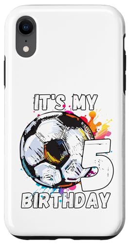 Kinder-Fußball-Geburtstagsparty zum 5. Geburtstag Hülle für iPhone XR Kinder-Fußball-Geburtstagsparty zum 5. Geburtstag Hülle für iPhone XR von It's My Birthday Soccer Party Gifts & Apparel