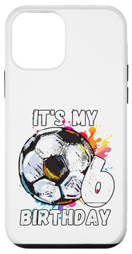 Kinder-Fußball-Geburtstagsparty zum 6. Geburtstag Hülle für iPhone 12 mini Kinder-Fußball-Geburtstagsparty zum 6. Geburtstag Hülle für iPhone 12 mini von It's My Birthday Soccer Party Gifts & Apparel