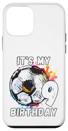 Kinder-Fußball-Geburtstagsparty zum 9. Geburtstag Hülle für iPhone 12 mini Kinder-Fußball-Geburtstagsparty zum 9. Geburtstag Hülle für iPhone 12 mini von It's My Birthday Soccer Party Gifts & Apparel