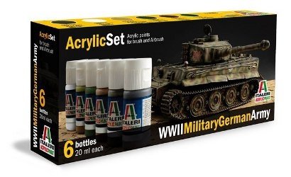 Acryl Set WWII Military German Army von Italeri