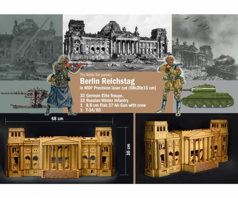 Battle-Set 1945 Fall of the Reichstag von Italeri