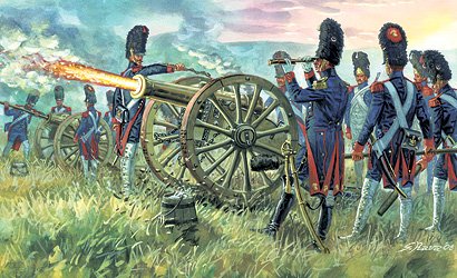 French Imperial Guard Artillery Napoleonic Wars von Italeri