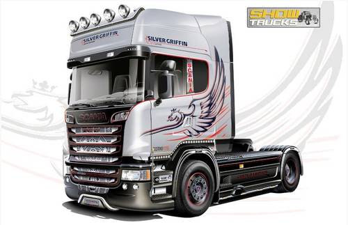 Italeri 3906 Scania R730 Streamline 4x2 Truckmodell Bausatz 1:24 von Italeri