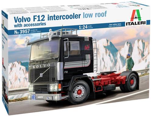 Italeri 3957 Volvo F-12 Intercooler Low Roof Truckmodell Bausatz 1:24 von Italeri