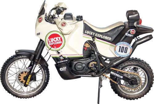 Italeri 4643 Cagiva Elephant 850 Winner 1987 Motorradmodell Bausatz 1:9 von Italeri