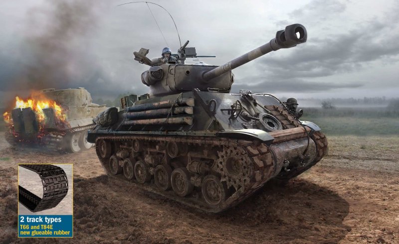 M4A3E8 Sherman Fury M4A3E8 Sherman Fury von Italeri