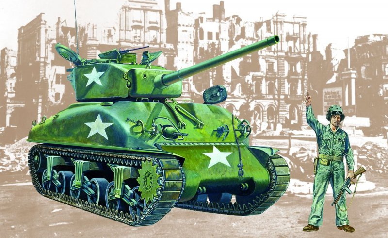 Sherman M4 A1 Sherman M4 A1 von Italeri