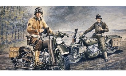 U.S. Motorräder WWII von Italeri