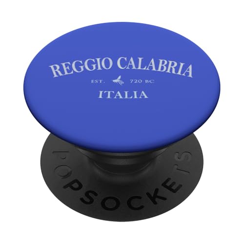 Reggio Italy | Reggio Calabria Italia Grafikdruck PopSockets Klebender PopGrip von Italian Apparel Tr.