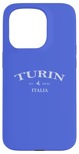 Turin Italien | Turin Piemonte Italia Grafikdruck Hülle für iPhone 15 Pro von Italian Apparel Tr.