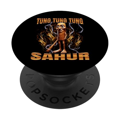 Tung Tung Tung Tung Sahur PopSockets Klebender PopGrip von Italian Brainrot