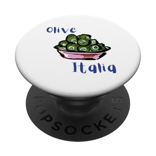 Olive Italia Oliven Italienischer Sommer PopSockets Klebender PopGrip Olive Italia Oliven Italienischer Sommer PopSockets Klebender PopGrip von Italian summer tomatoes il pomodoro