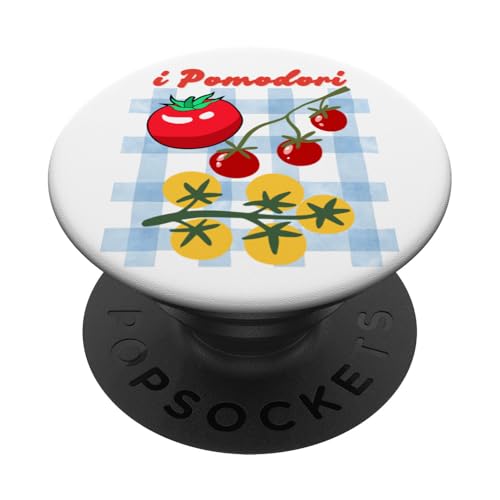 Pomodori Freschi Frische Tomaten i pomodori italienischer Sommer PopSockets Klebender PopGrip Pomodori Freschi Frische Tomaten i pomodori italienischer Sommer PopSockets Klebender PopGrip von Italian summer tomatoes il pomodoro