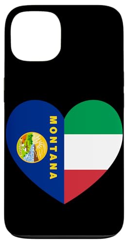 Montana and Italy Flags: Heart Shaped Unity Hülle für iPhone 13 Montana and Italy Flags: Heart Shaped Unity Hülle für iPhone 13 von Italy Love Pride Merch